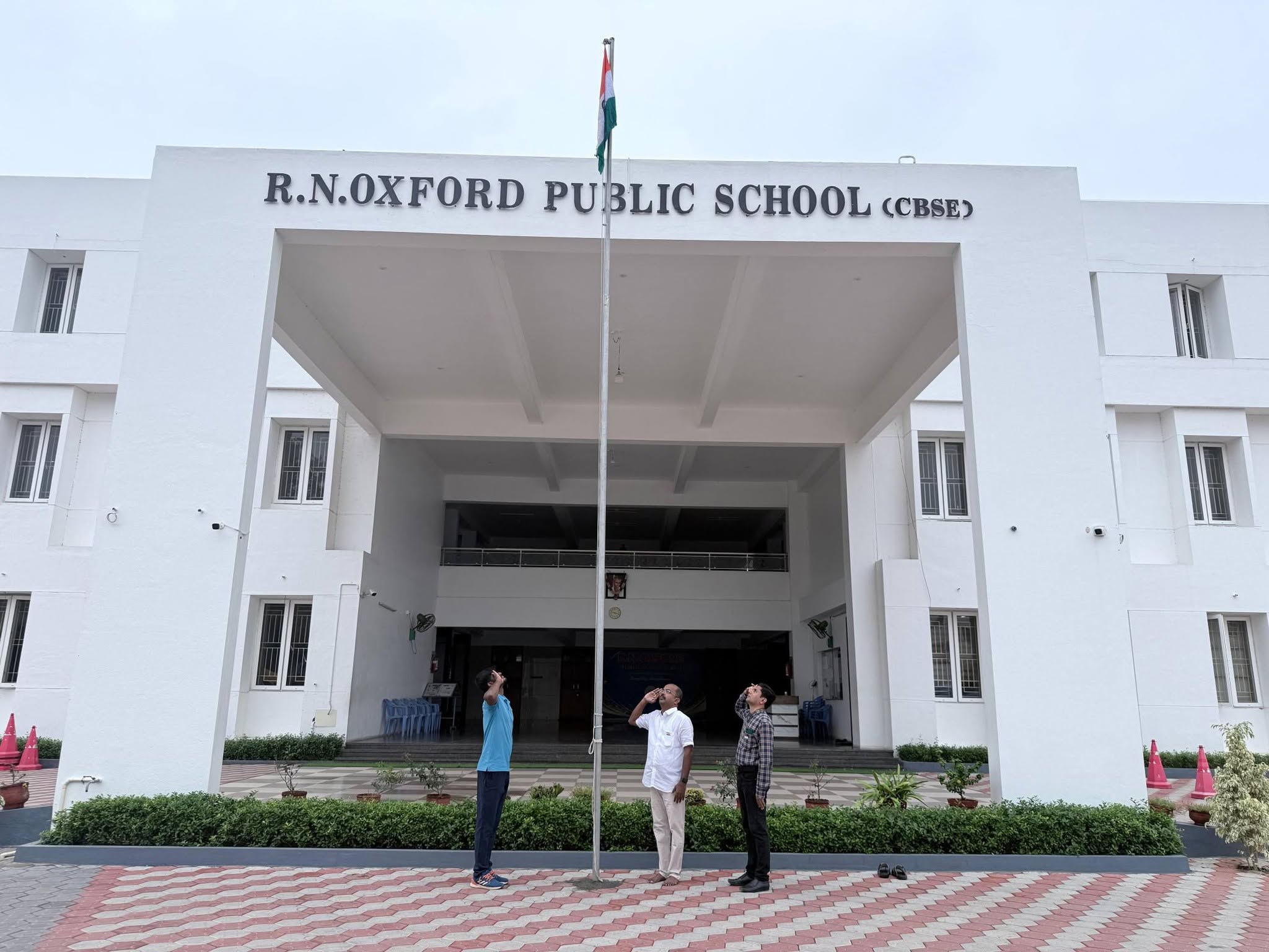 Students on campus